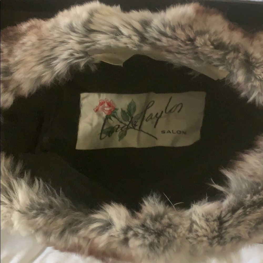 CHRISTIAN DIOR Fur Hat Vintage SZ Sm Custom circa 1960s EUC - Picture 4 of 6